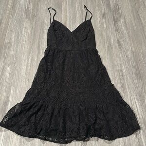 Hollister Black Lace Dress